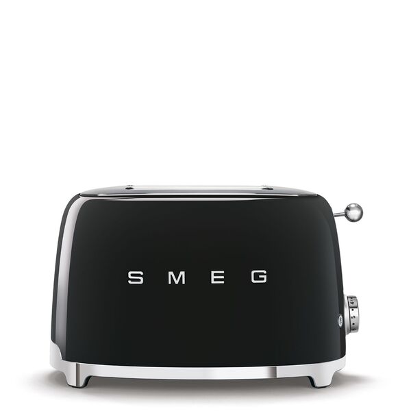 Smeg Grille-pain vintage 2 tranches Noir TSF01BLEU