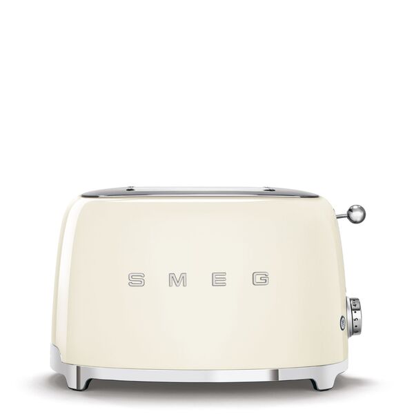 Smeg Grille-pain vintage 2 tranches Crème TSF01CREU