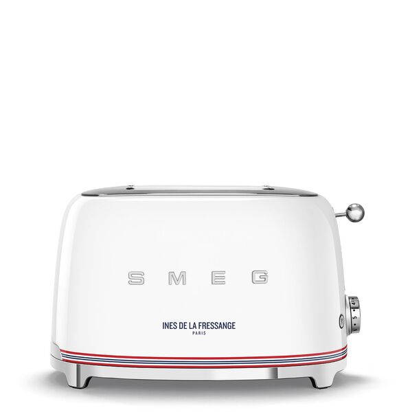 Smeg Grille-pain vintage 2 tranches Blanc TSF01IDFEU