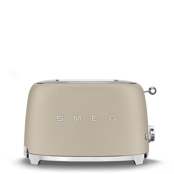 Smeg Grille-pain vintage 2 tranches Beige lin TSF01MLMEU