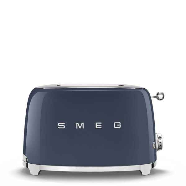 Smeg Grille-pain vintage 2 tranches Bleu Marine TSF01NBEU