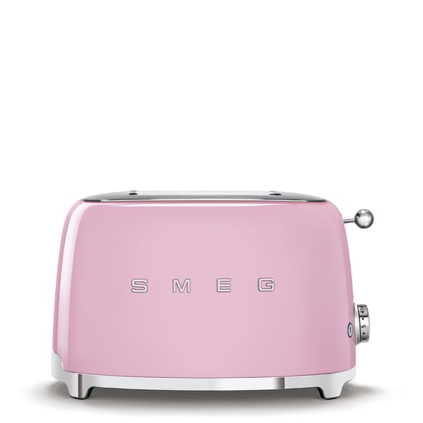 Smeg Grille-pain vintage 2 tranches Rose TSF01PKEU