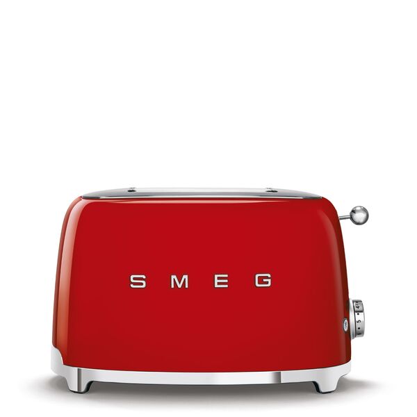 Smeg Grille-pain vintage 2 tranches Rouge TSF01RDEU