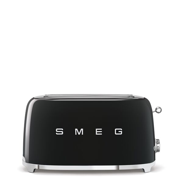 Smeg Grille-pain vintage 4 tranches Noir TSF02BLEU