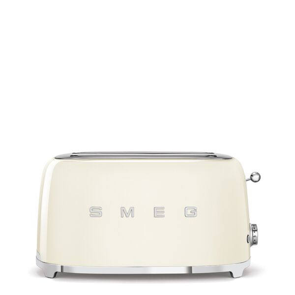Smeg Grille-pain vintage 4 tranches Crème TSF02CREU
