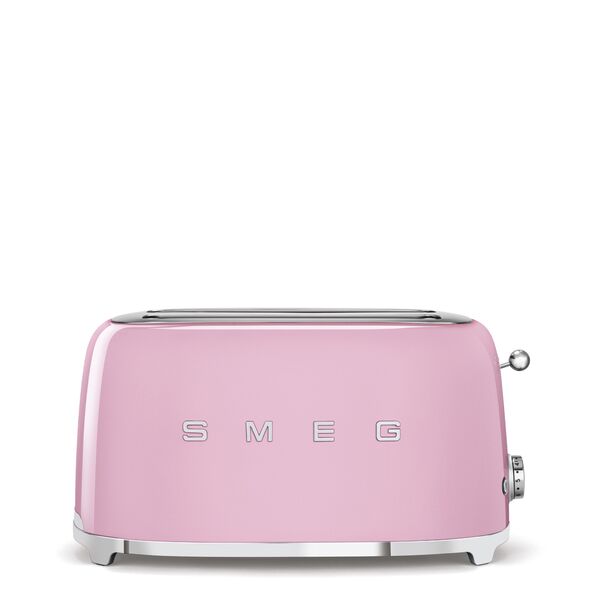 Smeg Grille-pain vintage 4 tranches Rose TSF02PKEU