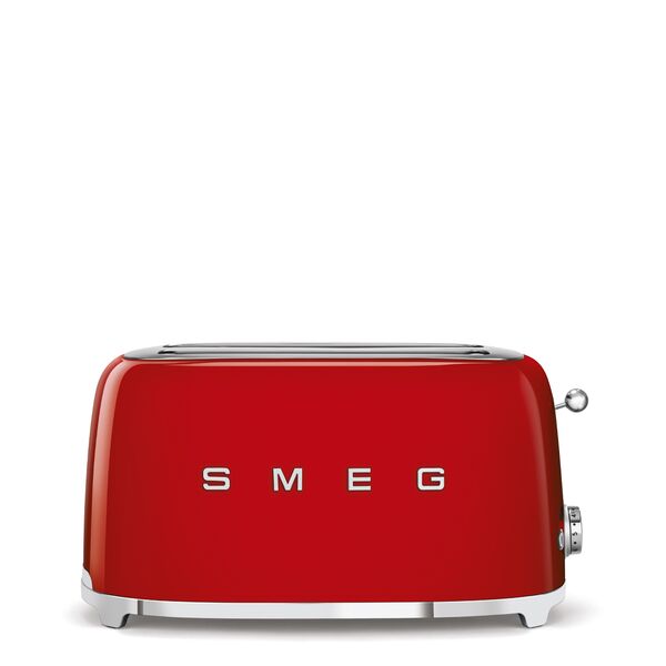 Smeg Grille-pain vintage 4 tranches Rouge TSF02RDEU