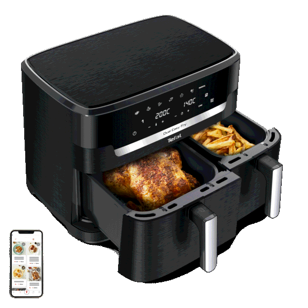 Tefal Easy Fry Dual XXL, 11L, Air fryer, Noir