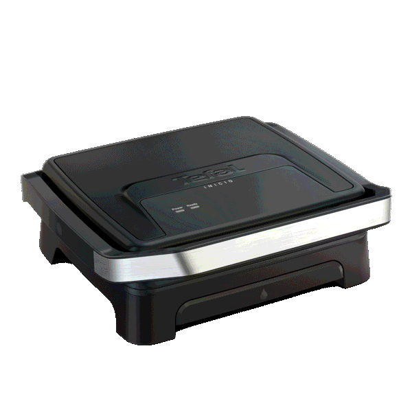 Tefal Machine à panini et gril Inicio, Chauffe rapide : 2 000 W, Plaques de cuisson antiadhésives