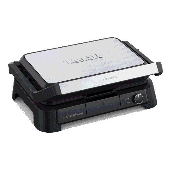 Tefal SuperGrill 3-en-1 XL, Gril de contact, Barbecue, Position four, Jusqu'à 8 pers
