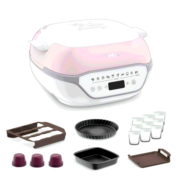 Tefal Cake Factory Infinity, Appareil à gâteau, Compatible avec les moules CreaBake