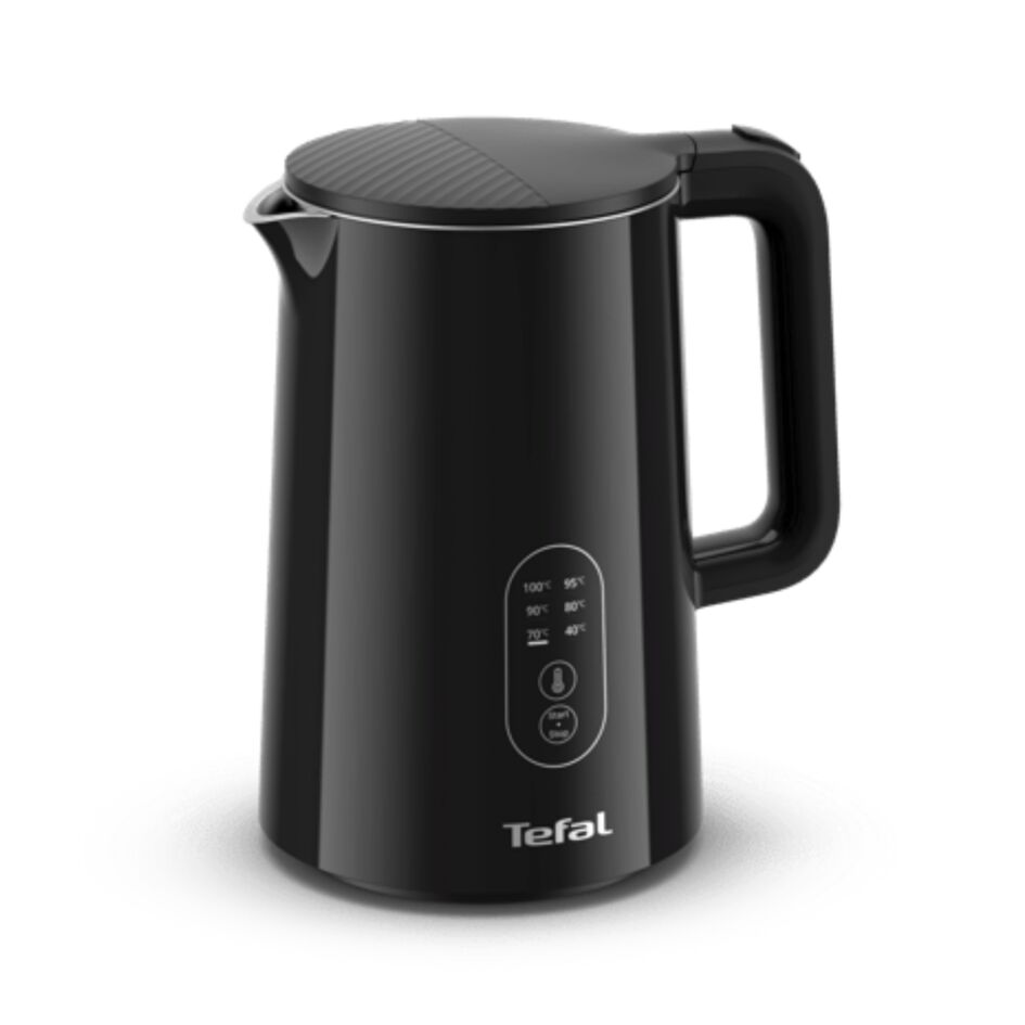 Tefal Thermo Protect Control, Bouilloire électrique, Acier inoxydable, 1,5 L
