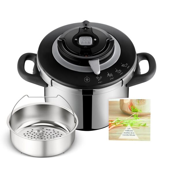 Tefal Clipso+ Chef, Cocotte-minute®, Inox, Induction, 6L