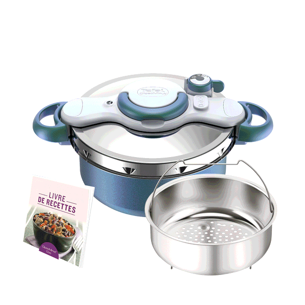 Tefal Clipsominut'® Duo, Cocotte-minute®, Antiadhésive, Induction, 5L