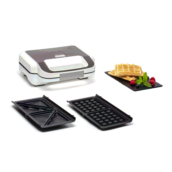 Tefal Snack XL, Appareil à gaufres et croque-monsieur, Plaques extra larges, Livret recettes inclus