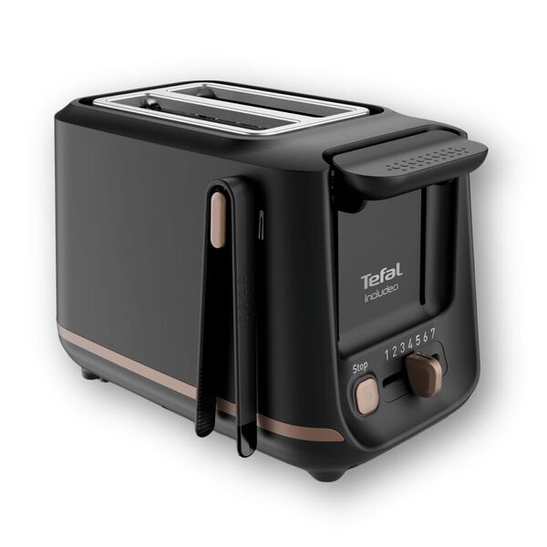 Tefal Includeo Grille-pain électrique, Fentes extra larges, 7 niveaux de dorage