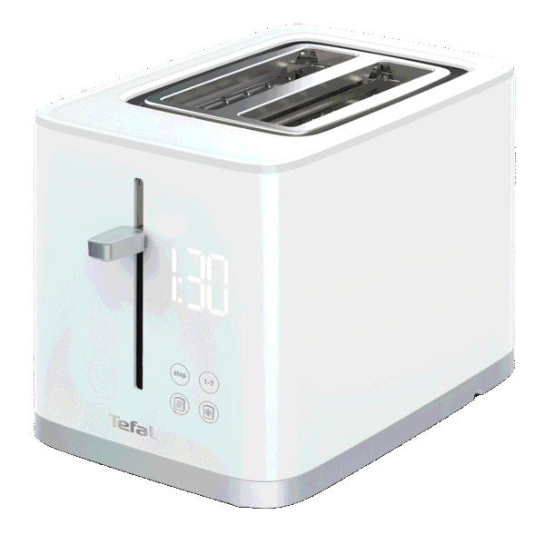 Tefal Sense, Grille-pain électrique, Fentes à largeur variable, 7 niveaux de dorage